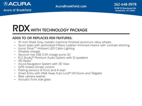 New 2026 Acura RDX SH-AWD w/ Technology Package image 8