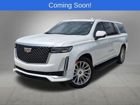 Used 2021 Cadillac Escalade ESV Premium Luxury w/ Driver Assist Tech Package RWD image 1