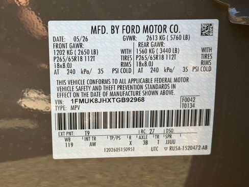 New 2026 Ford Explorer Tremor AWD/4WD image 26
