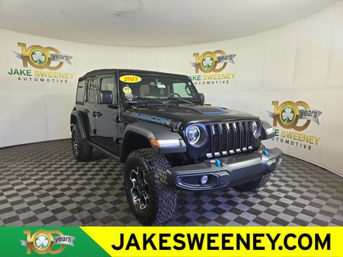 Used 2023 Jeep Wrangler Unlimited Rubicon 4xe w/ Cold Weather Group image 1