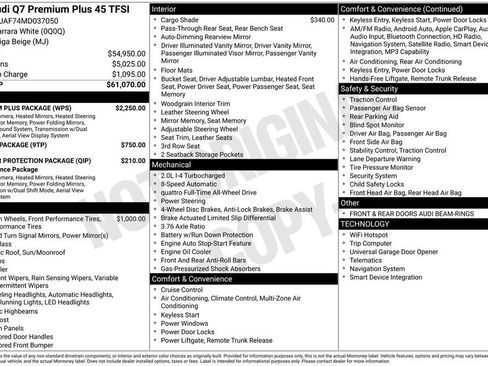 Used 2021 Audi Q7 2.0T Premium Plus w/ Premium Plus Package image 15