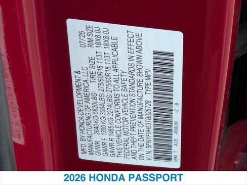 New 2026 Honda Passport TrailSport image 26