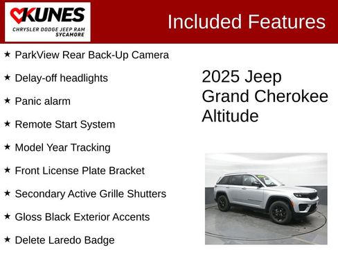 Used 2025 Jeep Grand Cherokee Altitude AWD/4WD image 4