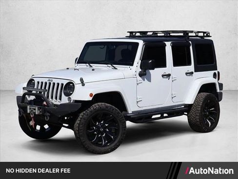 Used 2017 Jeep Wrangler Unlimited Sahara w/ Connectivity Group AWD/4WD image 1