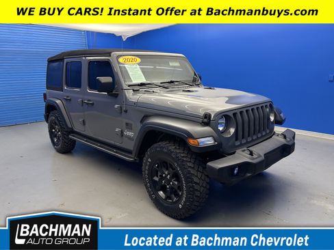 Used 2020 Jeep Wrangler Unlimited Sport S AWD/4WD image 1