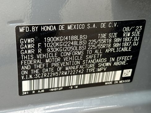 Certified 2024 Honda HR-V Sport image 25