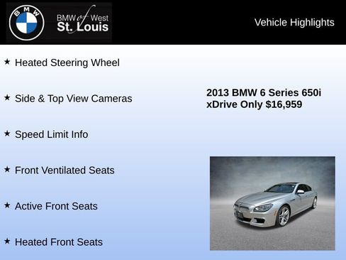 Used 2013 BMW 650i Gran Coupe xDrive AWD/4WD image 25