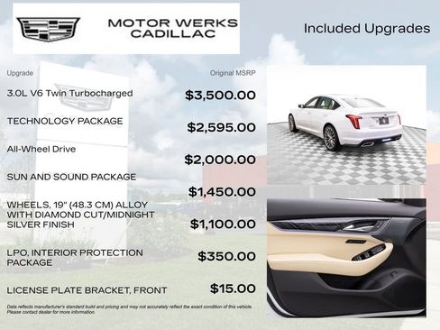 Used 2026 Cadillac CT5 Premium Luxury w/ Technology Package image 9