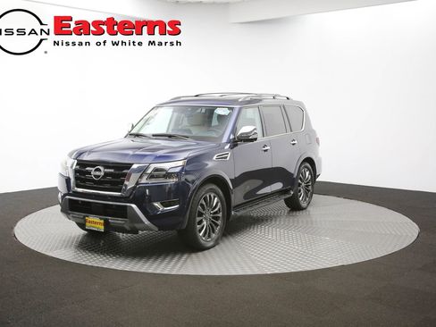 Used 2023 Nissan Armada Platinum w/ Captain's Chairs Package AWD/4WD image 58