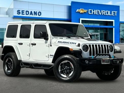 Used 2021 Jeep Wrangler Unlimited Rubicon 4xe w/ Steel Bumper Group AWD/4WD image 2