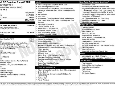 Used 2025 Audi Q7 2.0T Premium Plus w/ Premium Plus Package image 29