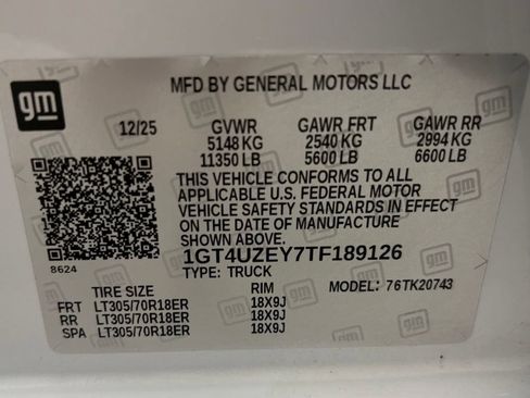 Used 2026 GMC Sierra 2500 AT4X AWD/4WD image 11