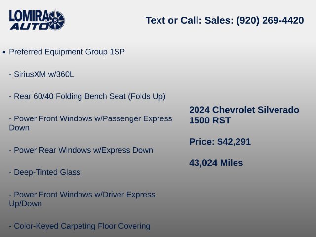 Used 2024 Chevrolet Silverado 1500 RST w/ Convenience Package II AWD/4WD image 6