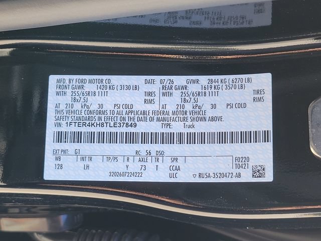 New 2026 Ford Ranger Lariat w/ FX4 Off-Road Package AWD/4WD image 13