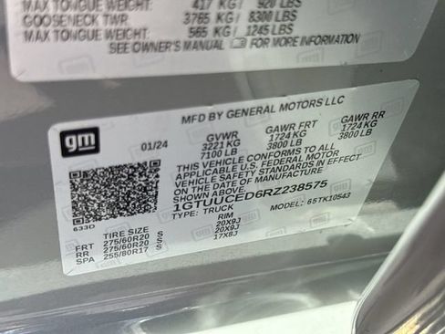 Certified 2024 GMC Sierra 1500 Elevation AWD/4WD image 33