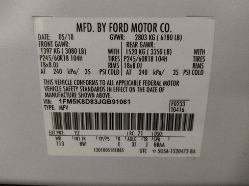 Used 2018 Ford Explorer XLT w/ Equipment Group 201A AWD/4WD image 33