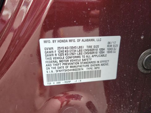 Used 2017 Honda Pilot EX image 32