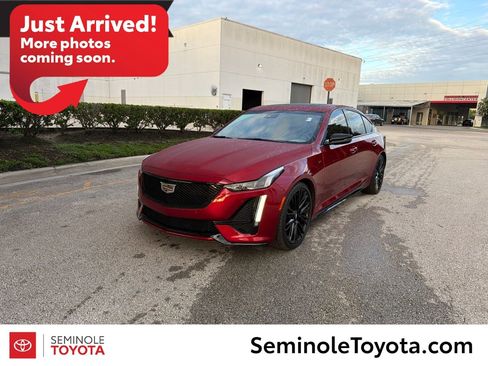 Used 2024 Cadillac CT5 V w/ LPO, ONYX Package RWD image 1