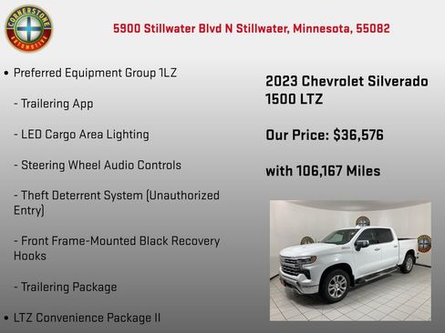 Used 2023 Chevrolet Silverado 1500 LTZ AWD/4WD image 30