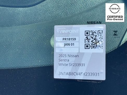 Certified 2025 Nissan Sentra SV w/ All-Weather Package image 30