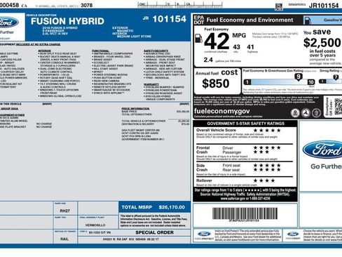 Used 2018 Ford Fusion S image 24