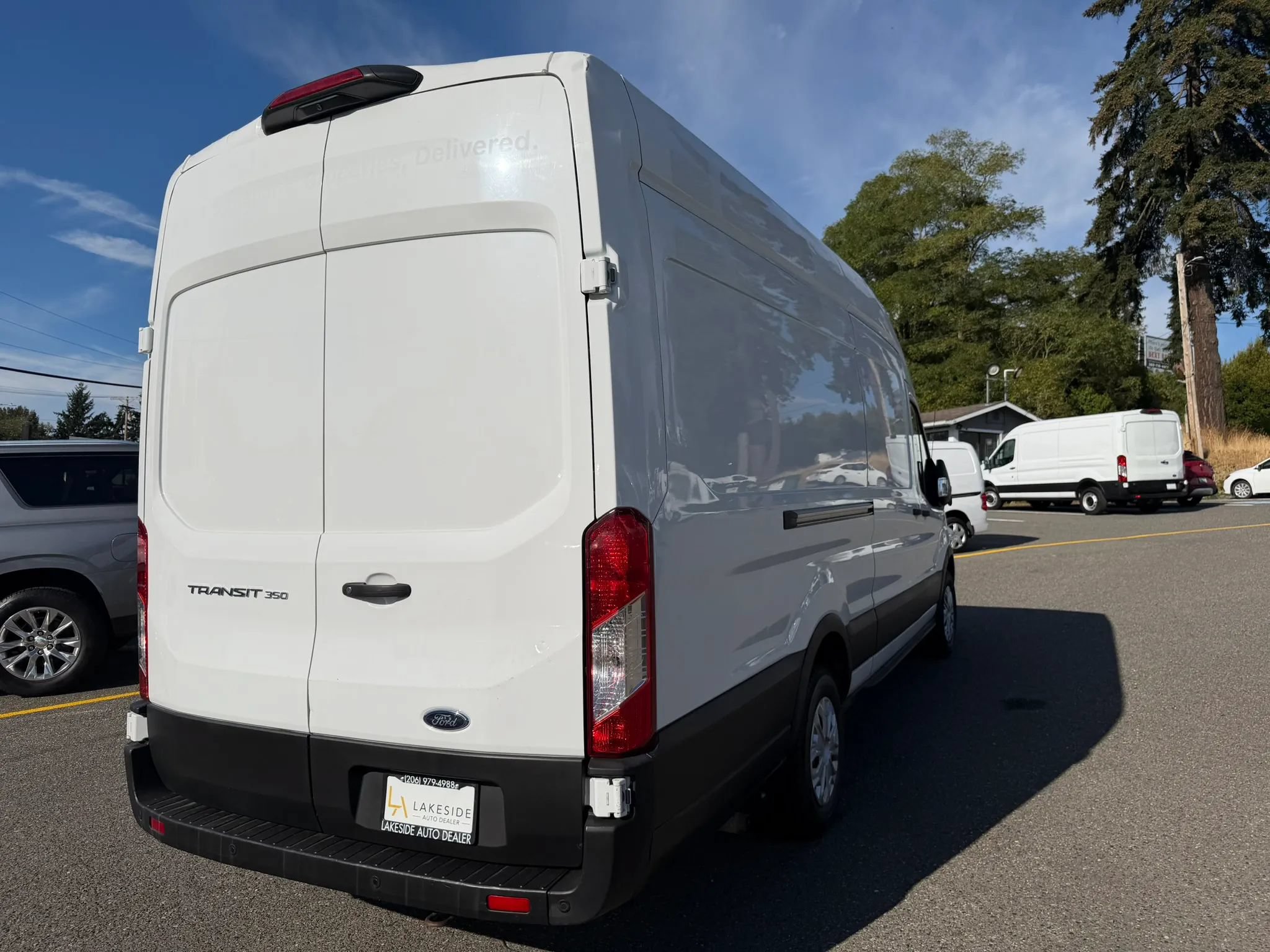 Used 2021 Ford Transit 350 148 High Roof Extended w/ Load Area Protection Package RWD image 6