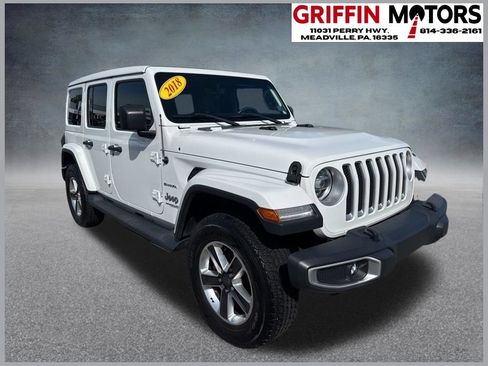 Used 2018 Jeep Wrangler Unlimited Sahara AWD/4WD image 1