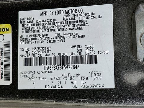 Used 2015 Ford Mustang GT Premium w/ Enhanced Security Package image 37