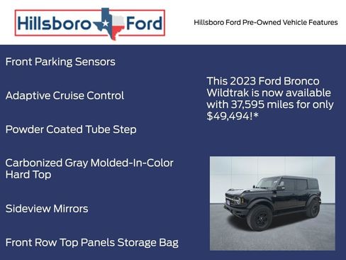 Used 2023 Ford Bronco Wildtrak AWD/4WD image 13