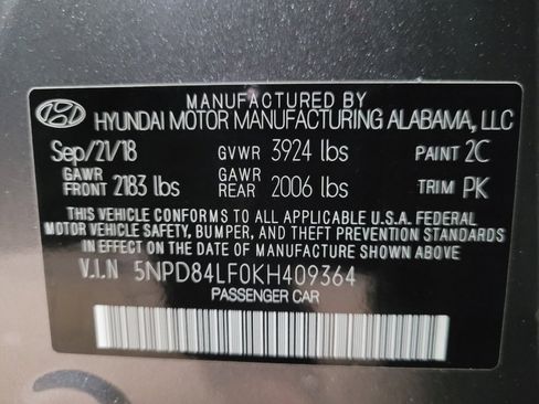 Used 2019 Hyundai Elantra Limited w/ Ultimate Package 02 FWD image 33
