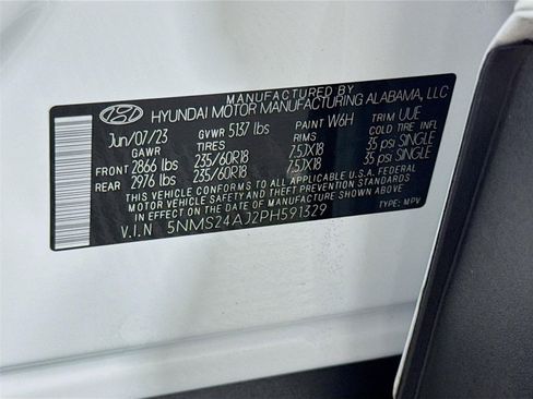 Certified 2023 Hyundai Santa Fe SEL FWD image 32