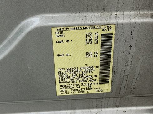 Used 2019 Nissan Leaf SV Plus w/ SV Plus Technology Package FWD image 12