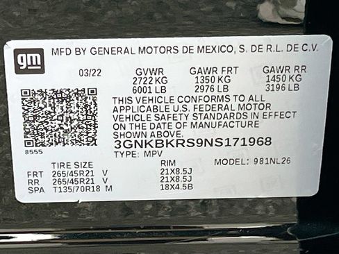 Used 2022 Chevrolet Blazer RS w/ Enhanced Convenience Package AWD/4WD image 34