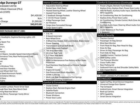 Used 2024 Dodge Durango GT RWD image 7