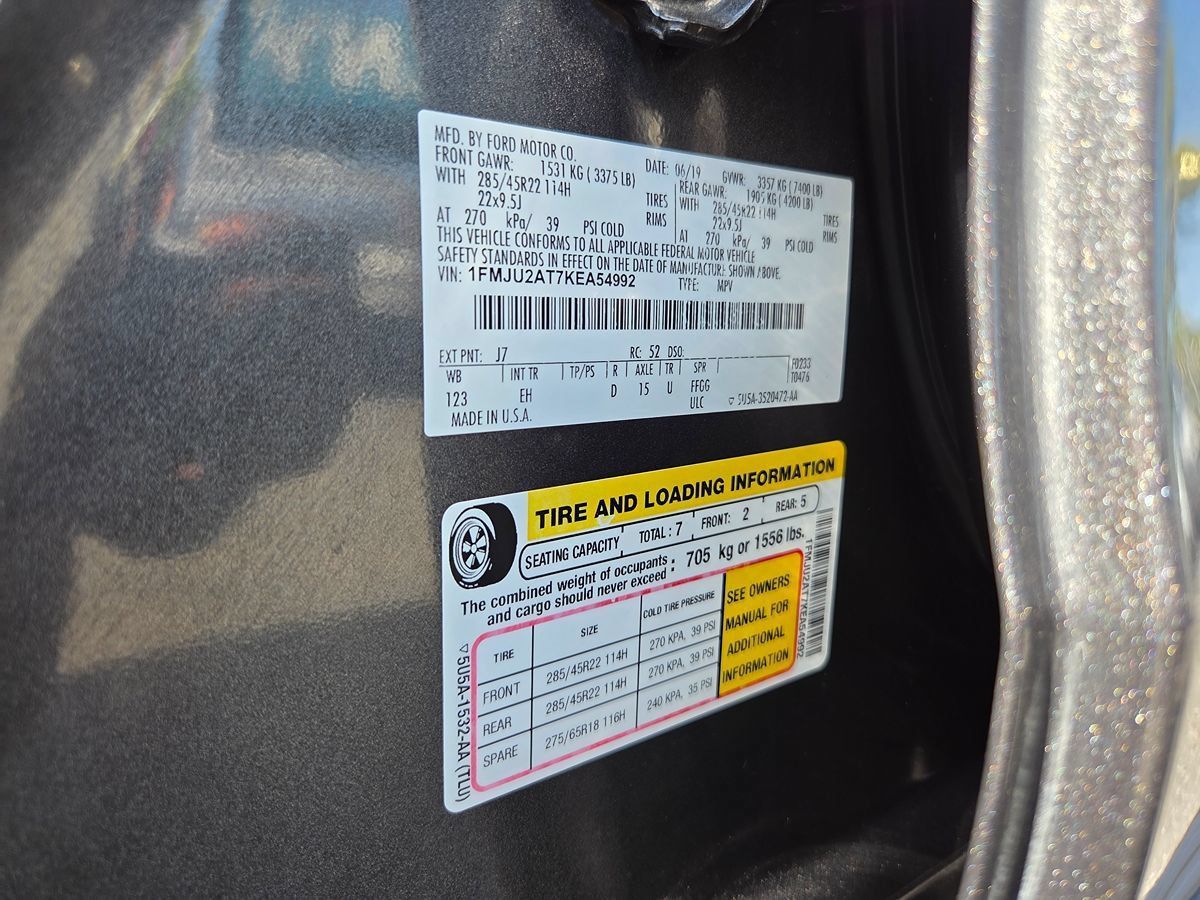 Used 2019 Ford Expedition Limited w/ Equipment Group 303A AWD/4WD image 68