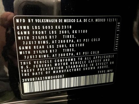 Used 2022 Volkswagen Tiguan S w/ IQ.Drive Package image 44