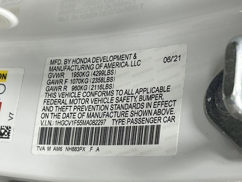 Used 2021 Honda Accord EX-L image 35