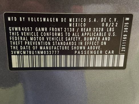 Used 2022 Volkswagen Jetta S FWD image 33