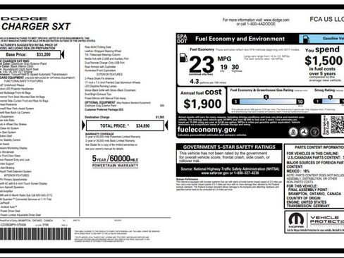 Used 2023 Dodge Charger SXT RWD image 3