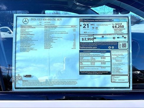 New 2026 Mercedes-Benz GLS 450 GLS 450 4MATIC SUV image 17
