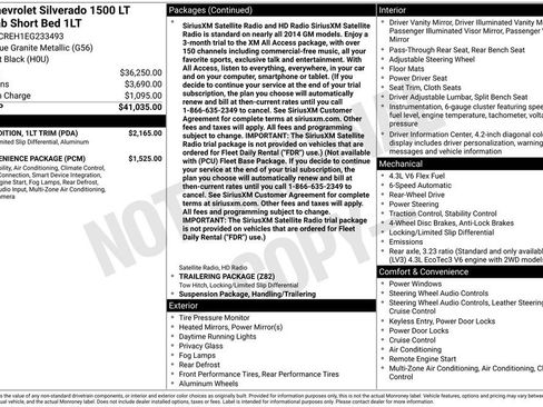 Used 2014 Chevrolet Silverado 1500 LT w/ Texas Edition, 1LT Trim RWD image 11