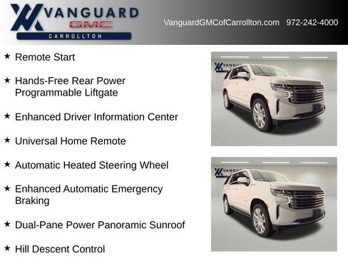 Used 2021 Chevrolet Tahoe High Country w/ Premium Package AWD/4WD image 8