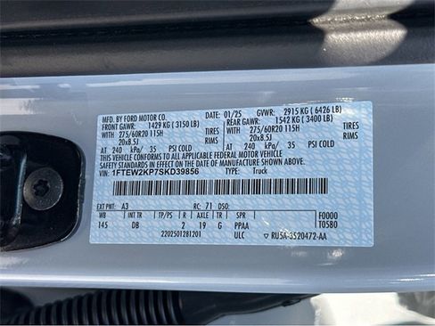 New 2025 Ford F150 STX w/ Equipment Group 200A image 43