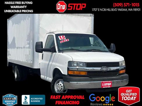 Used 2015 Chevrolet Express 3500 Extended w/ Chrome Appearance Package RWD image 1