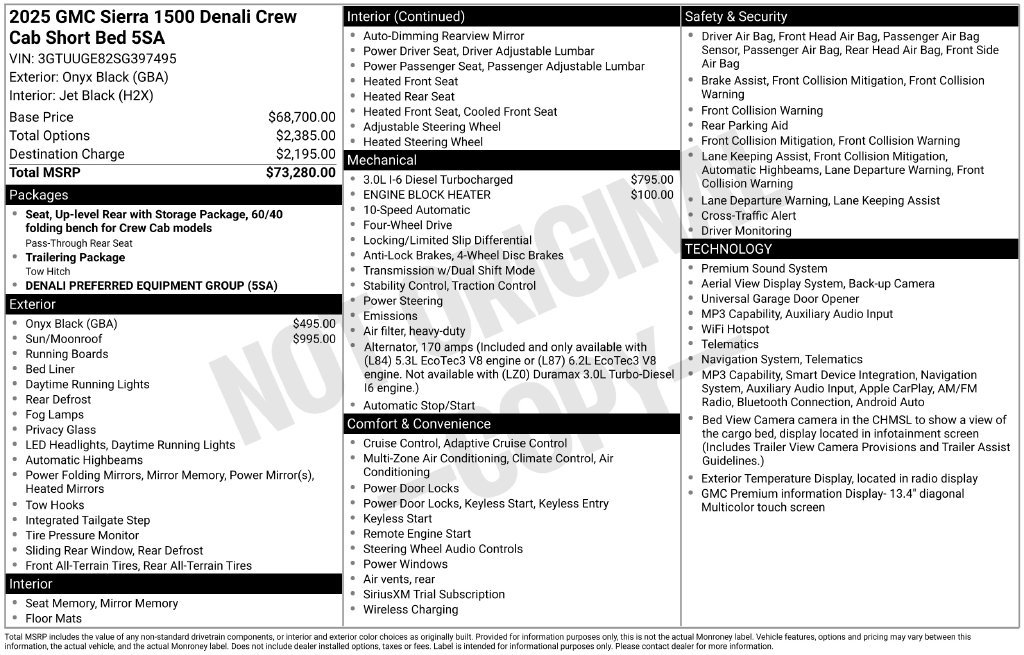 Certified 2025 GMC Sierra 1500 Denali AWD/4WD image 5