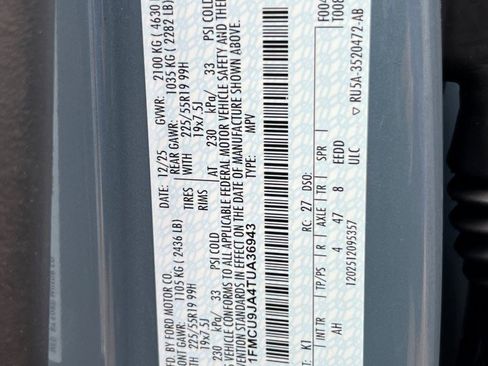 New 2026 Ford Escape Platinum w/ Premium Technology Package image 21