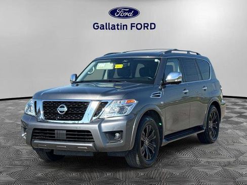 Used 2020 Nissan Armada Platinum w/ Captain's Chairs Package RWD image 1