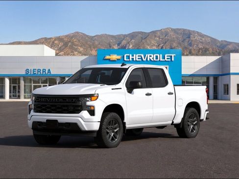 New 2026 Chevrolet Silverado 1500 Custom w/ LPO, Dark Essentials Package RWD image 1