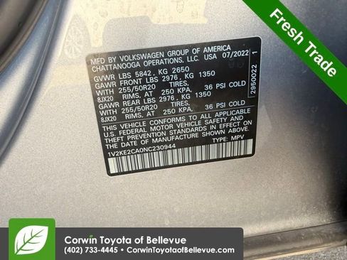 Used 2022 Volkswagen Atlas Cross Sport SE image 14