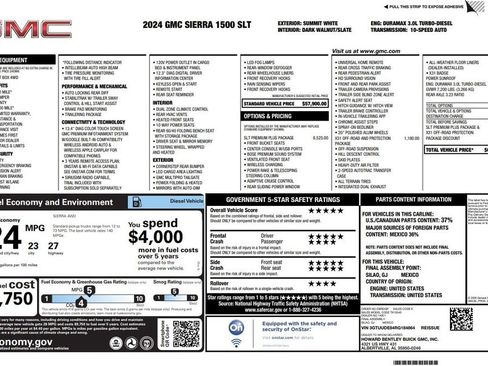 Used 2024 GMC Sierra 1500 SLT w/ SLT Premium Plus Package image 3